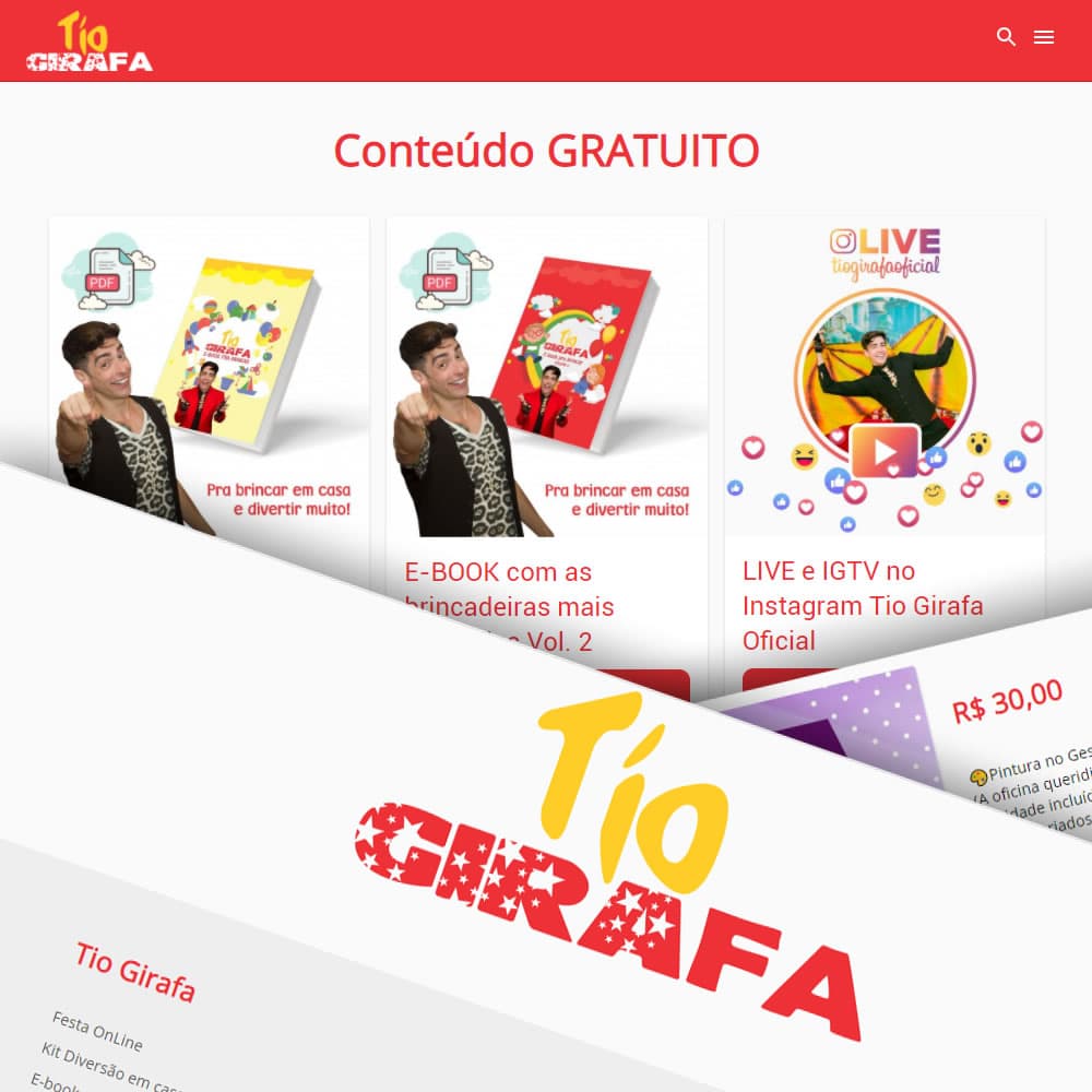 Site Tio Girafa